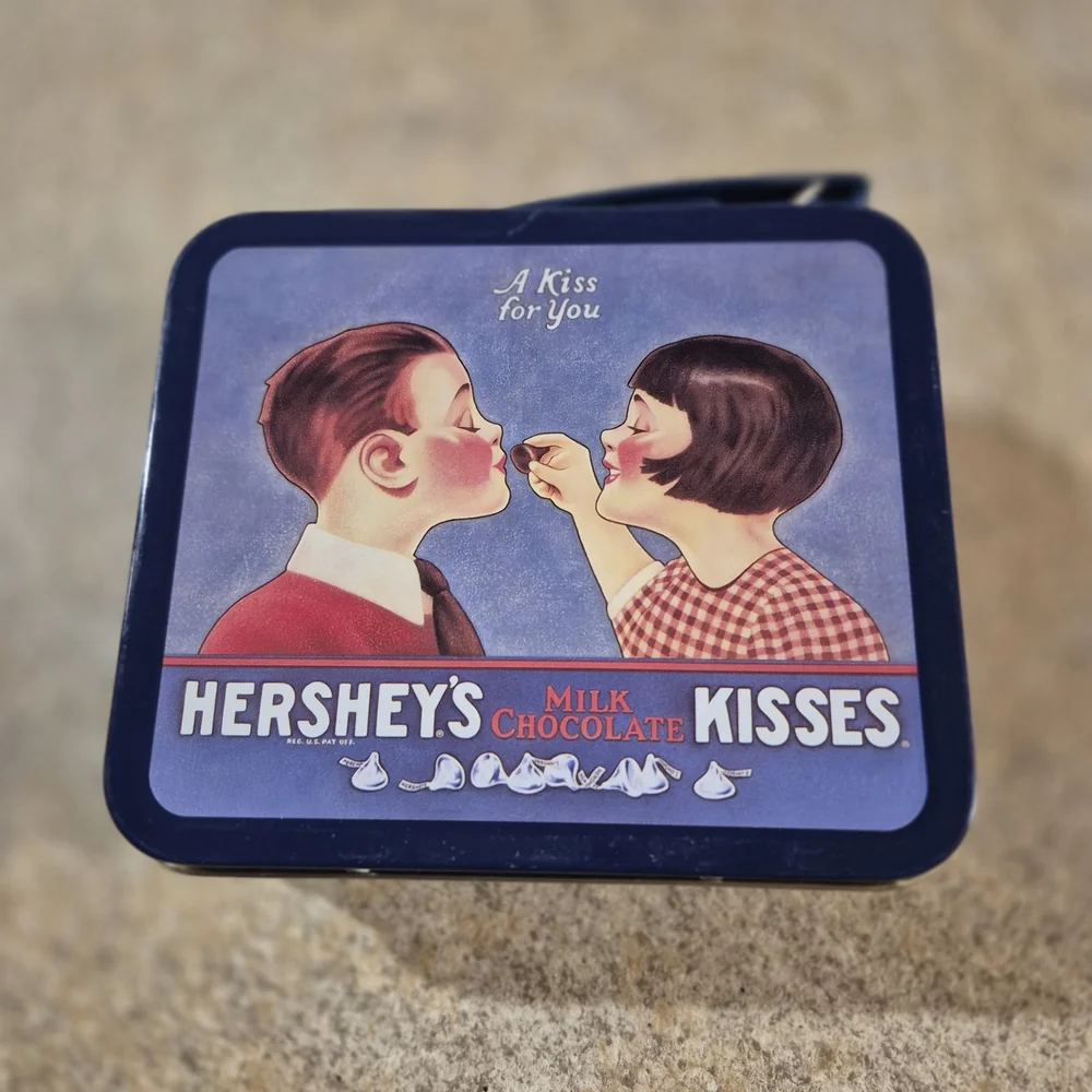 Vintage Hershey Mini Tin Lunchbox